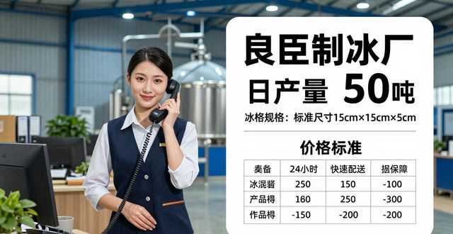 河东冰块电话 良臣制冰厂直供配送